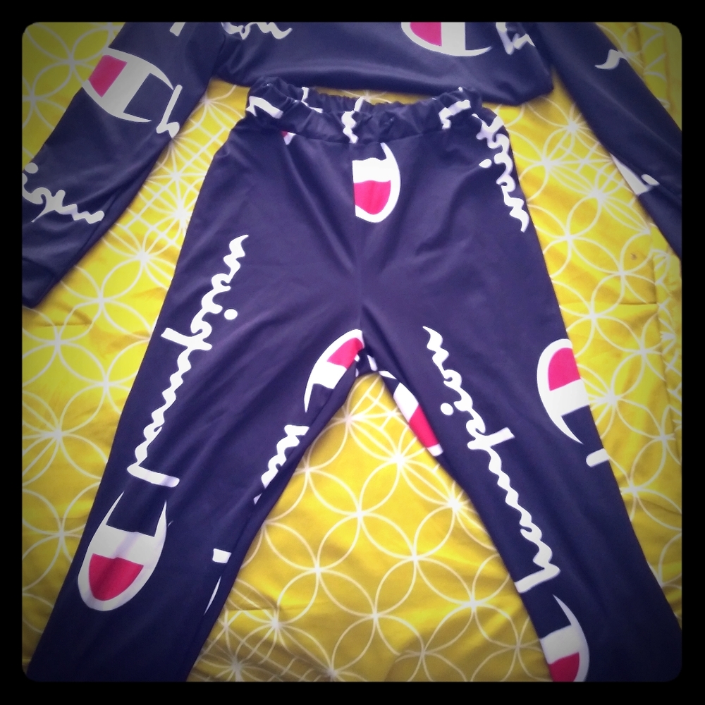 Champion sweat suit